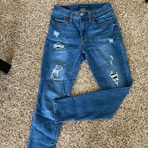 Hi rise skinny jeans